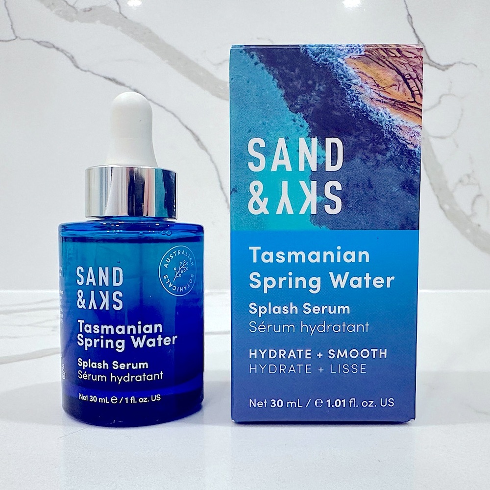BNIB Sand & Sky Tasmanian Spring Water Splash Serum with Hyaluronic Acid - Picture 4 of 9
